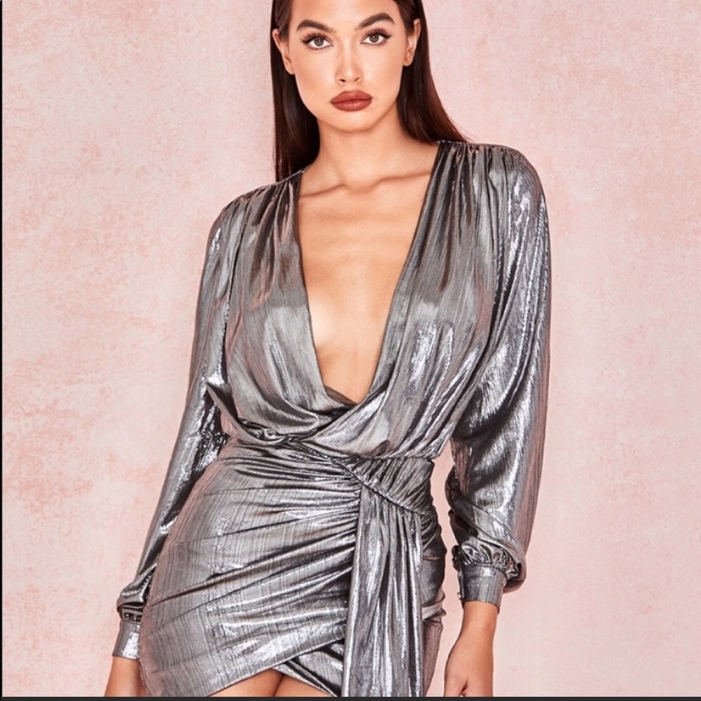House of CB Silver Dress